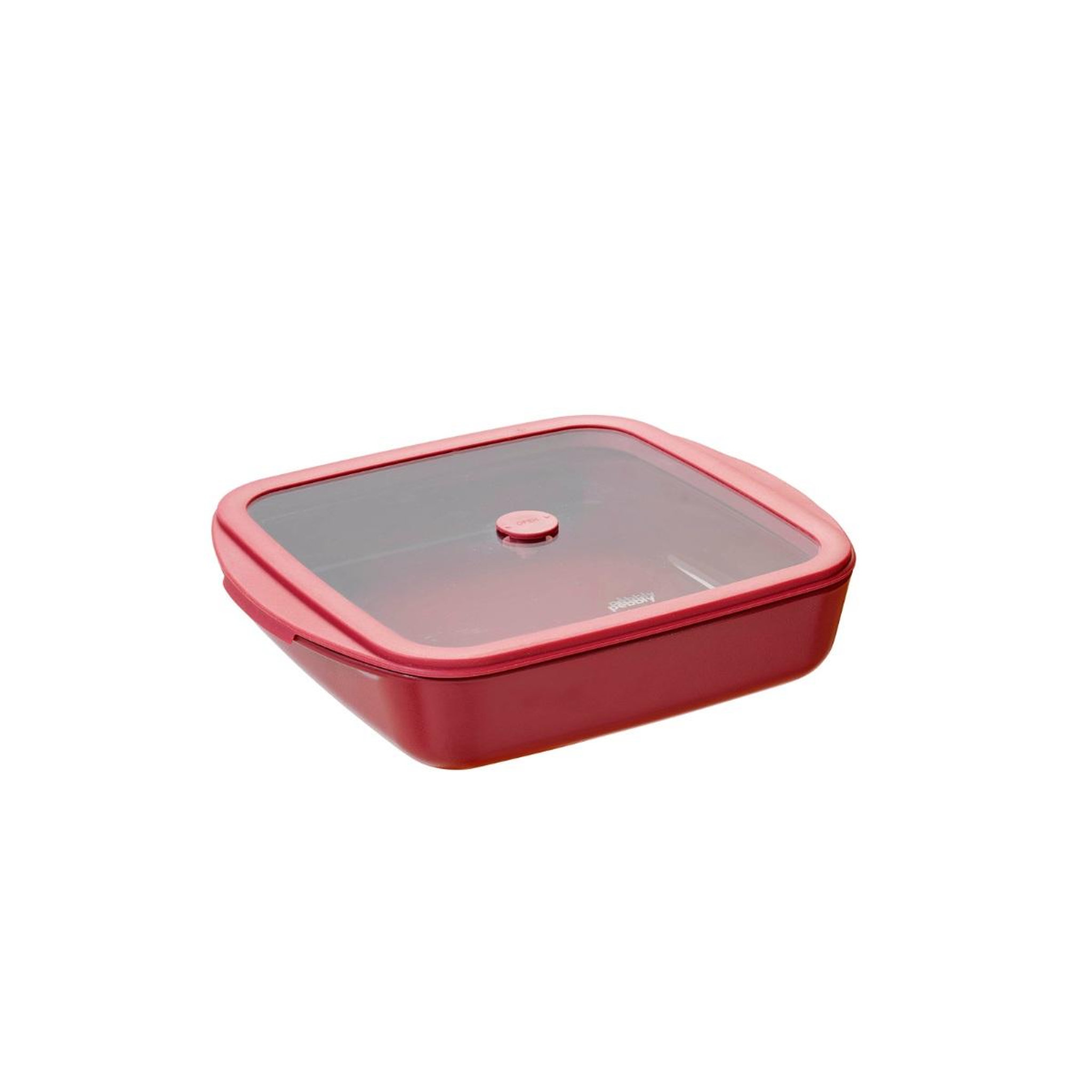 PEBBLY Plat à four carré 1.6l + couvercle - 40-PKV079