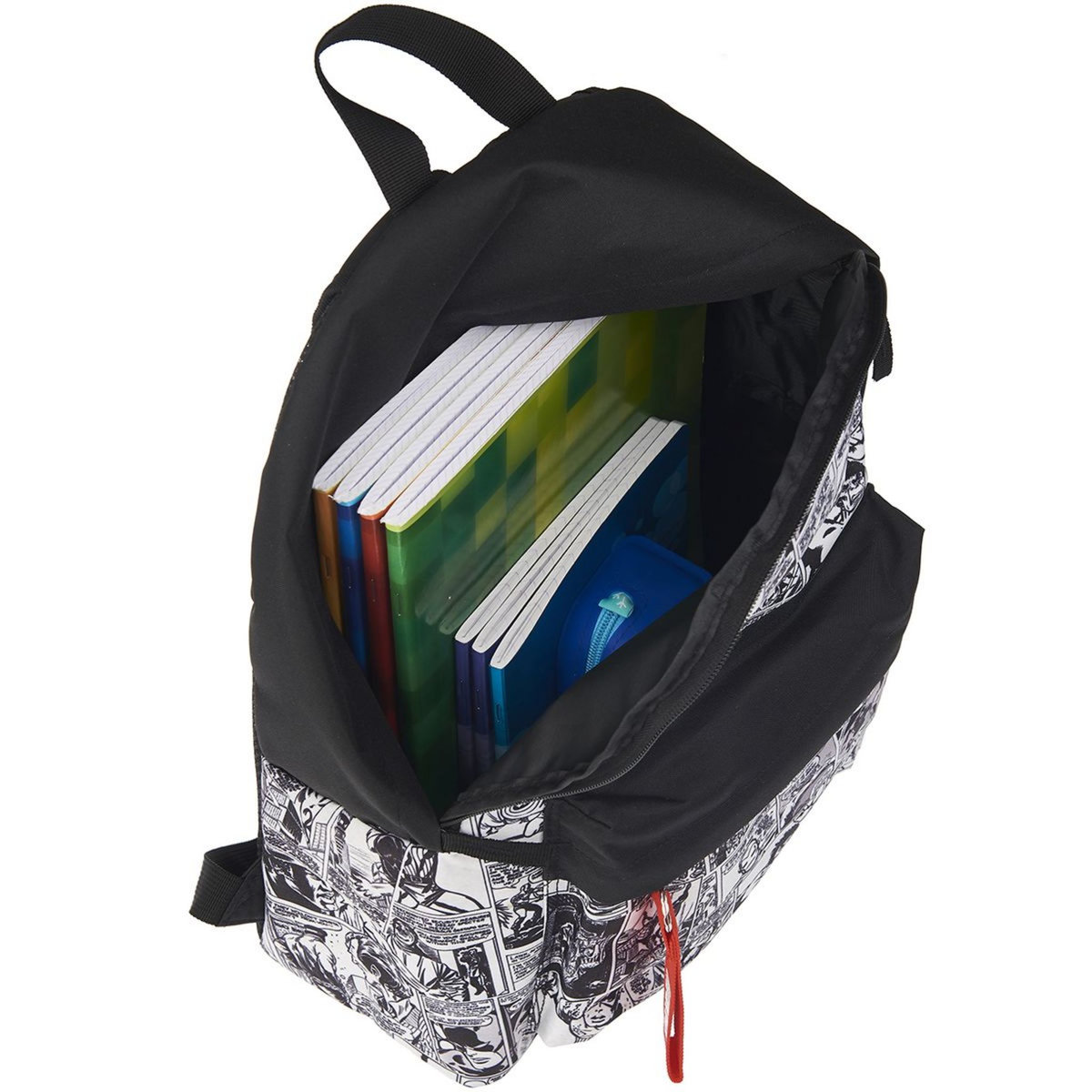 MARVEL Sac à dos 1 compartiment noir et blanc