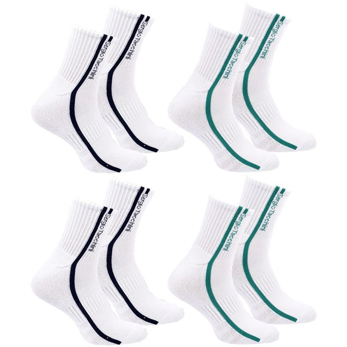 SERGIO TACCHINI Chaussettes QUARTER SERGIO TACCHINI Lot de 4 Paires