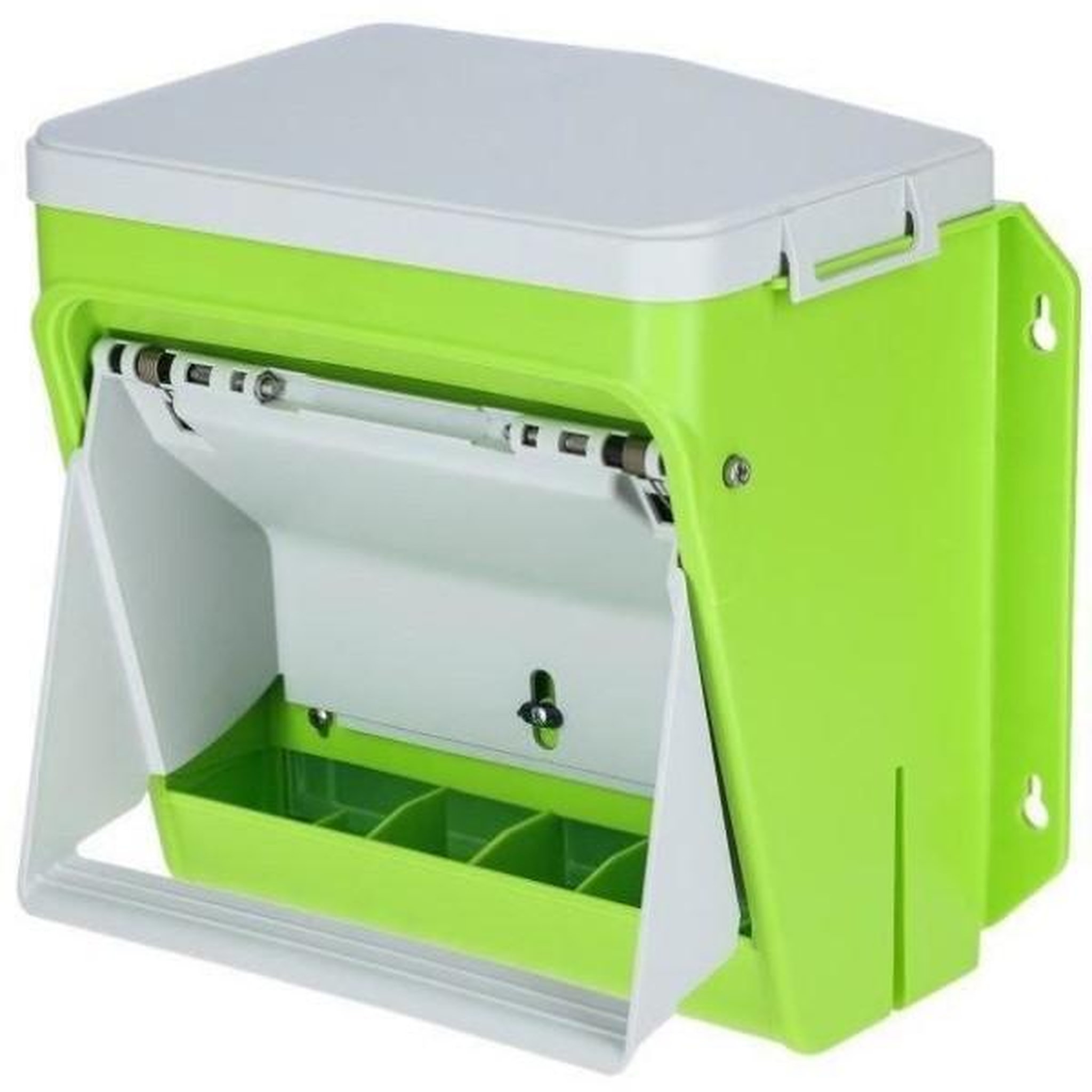 KERBL Nourrisseur automatique - KERBL - SmartCoop - 7,5 kg - Volet de protection - Vert