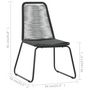 Voir la diapositive 5 : VIDAXL Chaises d'exterieur lot de 2 Resine tressee Noir