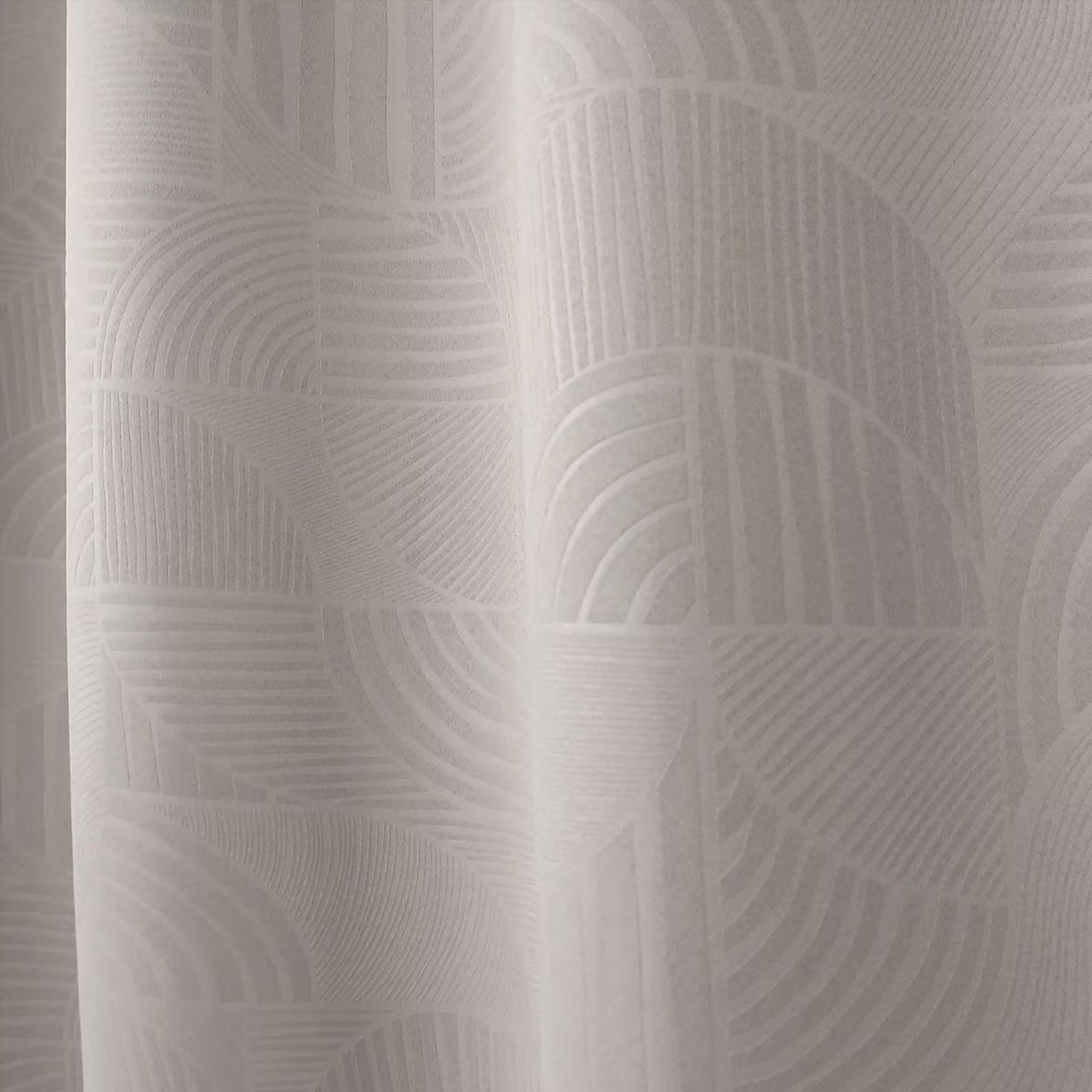Voir la diapositive 2 : ENJOY HOME Rideau occultant à motifs frappés  signature  140x240cm naturel
