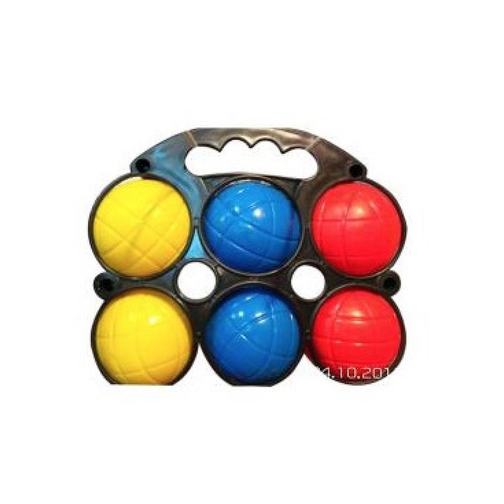 MGM Petanque - 6 boules plastiques avec cochonnet