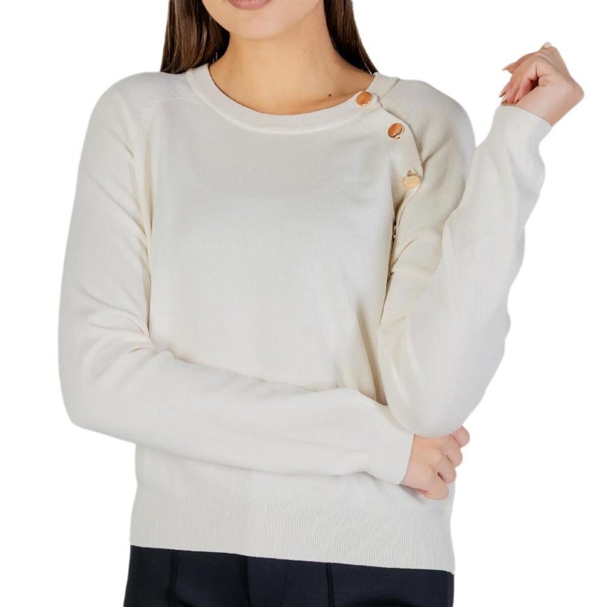 MORGAN Pull  Femme Morgan Boutons