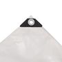 Voir la diapositive 3 : VIDAXL Bache 650 g / m^2 6 x 8 m Blanc