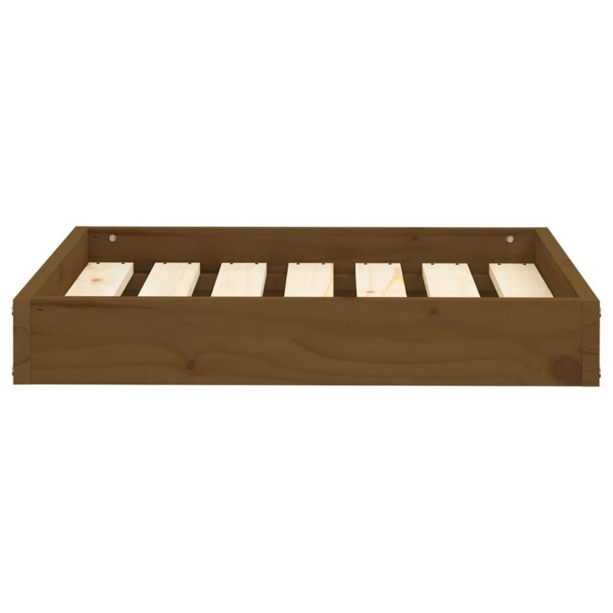 VIDAXL Lit pour chien Marron miel 61,5x49x9 cm Bois de pin solide