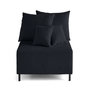 Voir la diapositive 1 : LISA DESIGN Edinburg - module d'assise - en velours côtelé