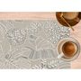 Voir la diapositive 2 : HABITABLE Lot de 2 sets de table motifs tropical WILD - 28 x 43 cm - Ecru