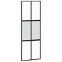 Voir la diapositive 5 : VIDAXL Porte coulissante kit quincaillerie noir 76x205 cm verre trempe