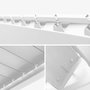 Voir la diapositive 6 : SWEEEK Pergola bioclimatique aluminium 3x3m V2 + 3 persiennes 100 cm Triomphe