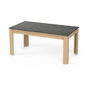 Voir la diapositive 1 : Demeyere Table a manger seule AUSTIN - 6 personnes - Décor chene Hamilton et Sidewalk - L179 x P 90 x H 77 cm - DEMEYERE