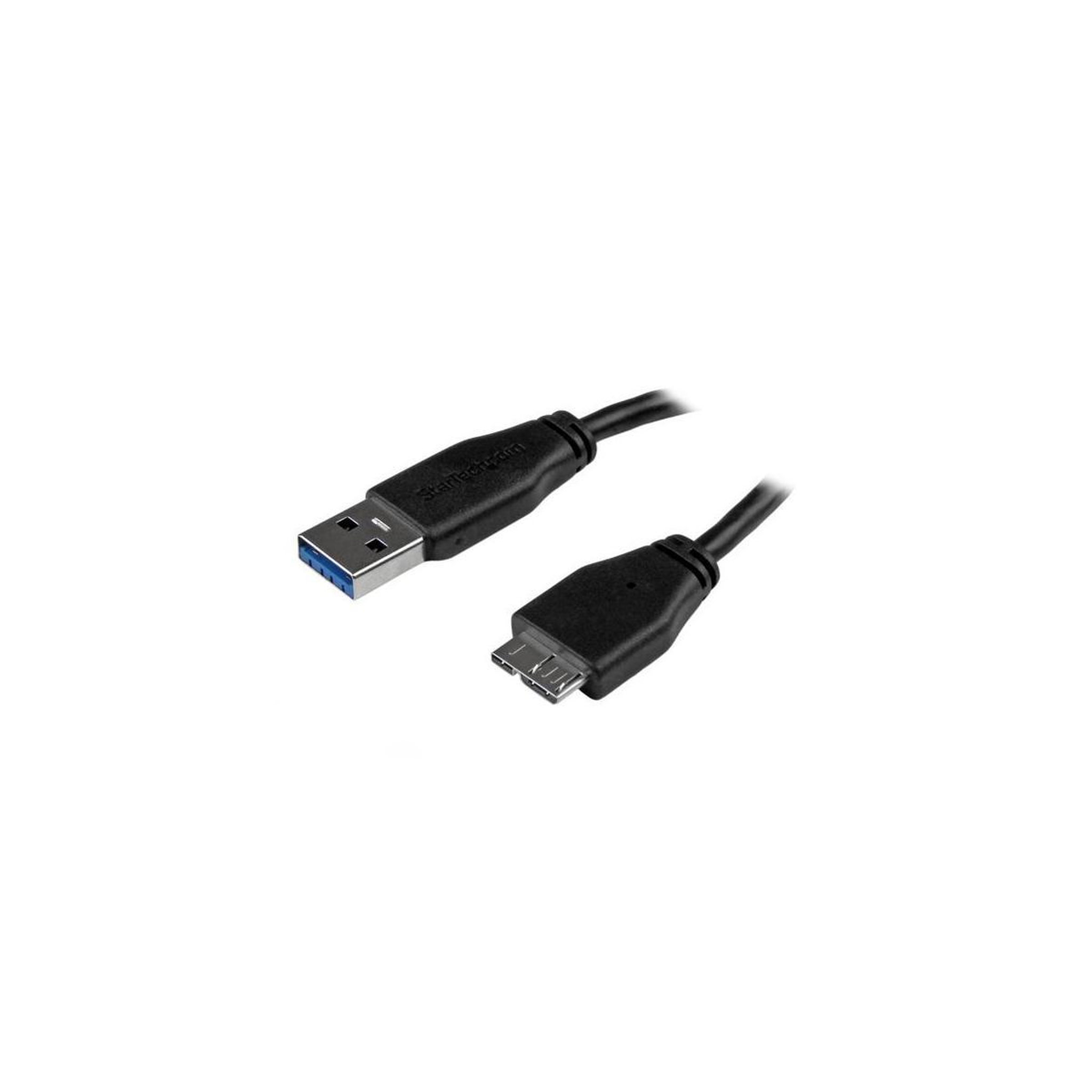 Voir la diapositive 2 : StarTech.com Câble USB StarTech.com Slim SuperSpeed USB3.0 A vers Micro B 15 cm
