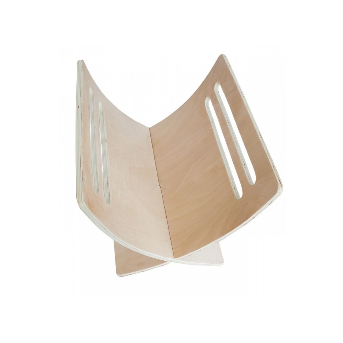 HomeStyle4U Porte-revues en bois naturel au design moderne pour un intérieur élégant