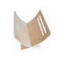 Voir la diapositive 2 : HomeStyle4U Porte-revues en bois naturel au design moderne pour un intérieur élégant