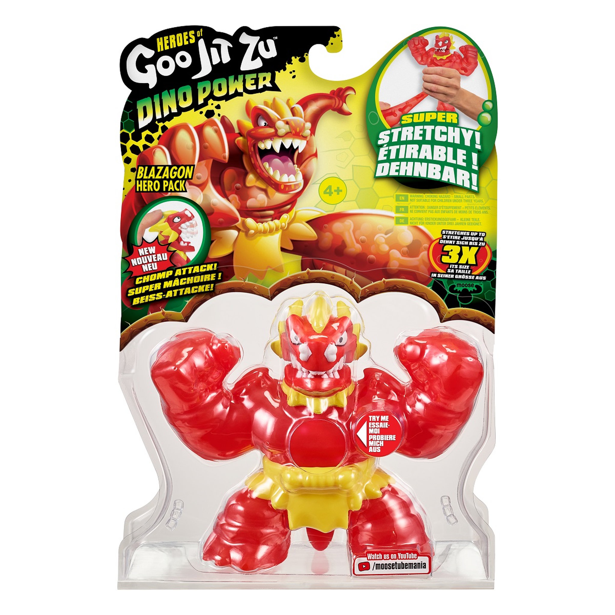 Voir la diapositive 5 : MOOSE TOYS FIGURINES 11 CM SAISON DINO GOO JIT ZU SAISON 3