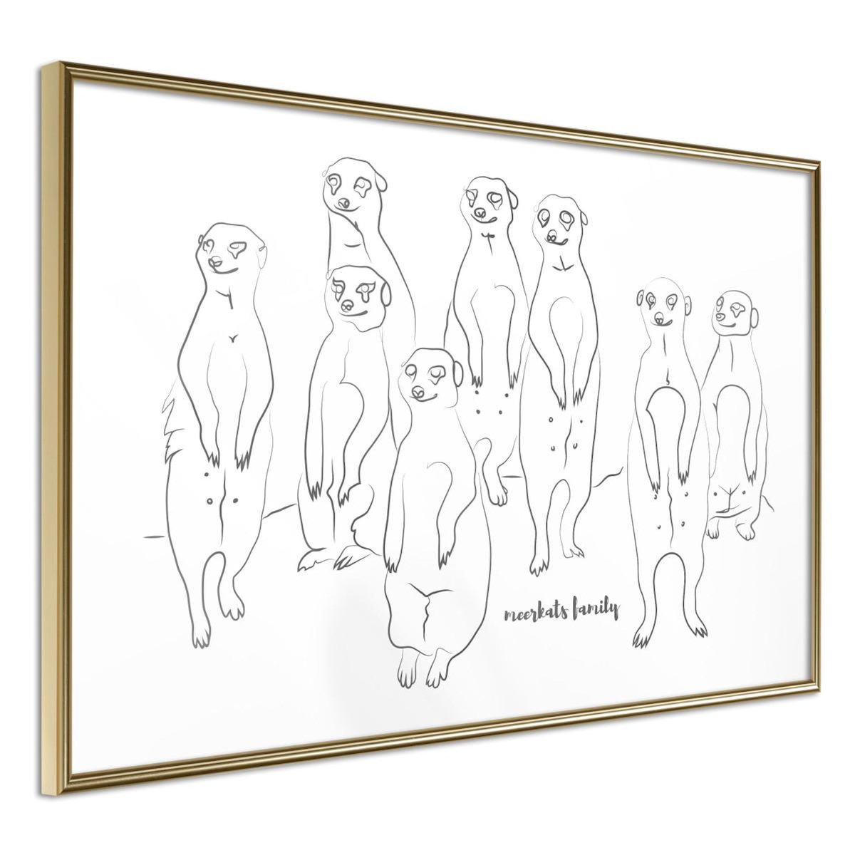 Paris Prix Affiche Murale Encadrée  Meerkat Lookout