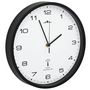 Voir la diapositive 4 : VIDAXL Horloge murale radioguidee Mouvement a quartz 31 cm Blanc/noir