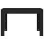 Voir la diapositive 4 : VIDAXL Table a manger Noir 120x60x76 cm Bois d'ingenierie