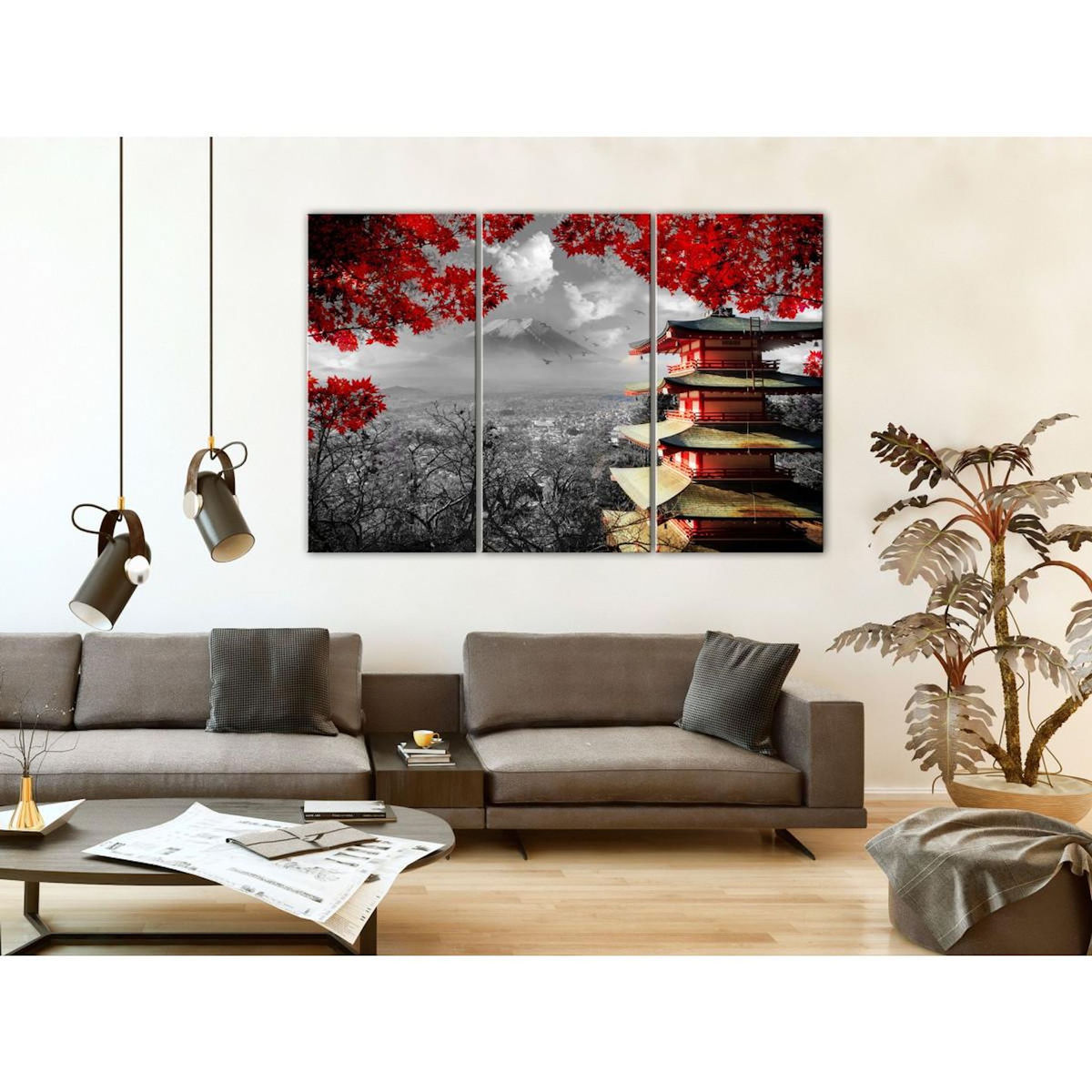 Paris Prix Tableau Imprimé 3 Panneaux  Japanese Adventure