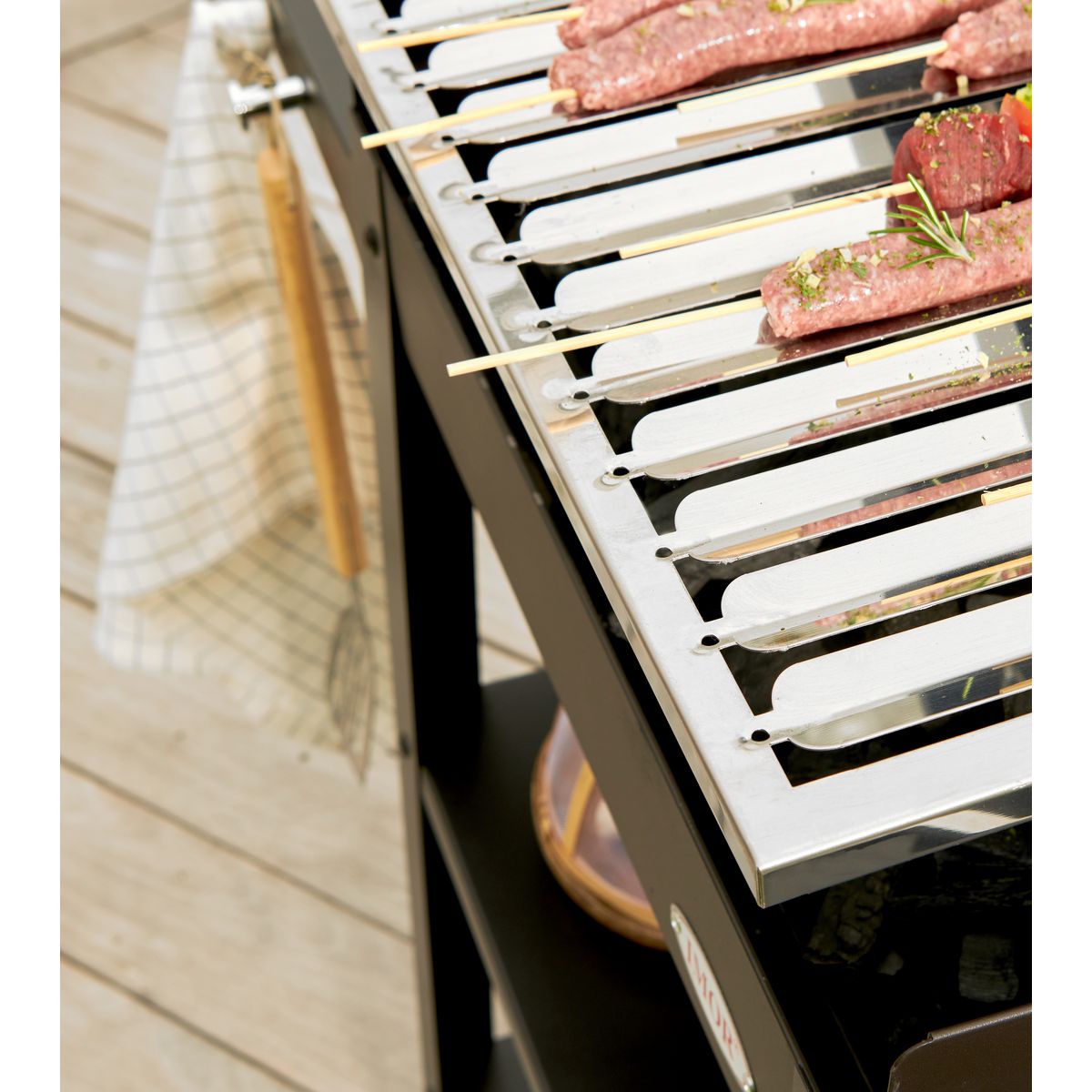 Imor Barbecue charbon de bois en acier ARGENTINO