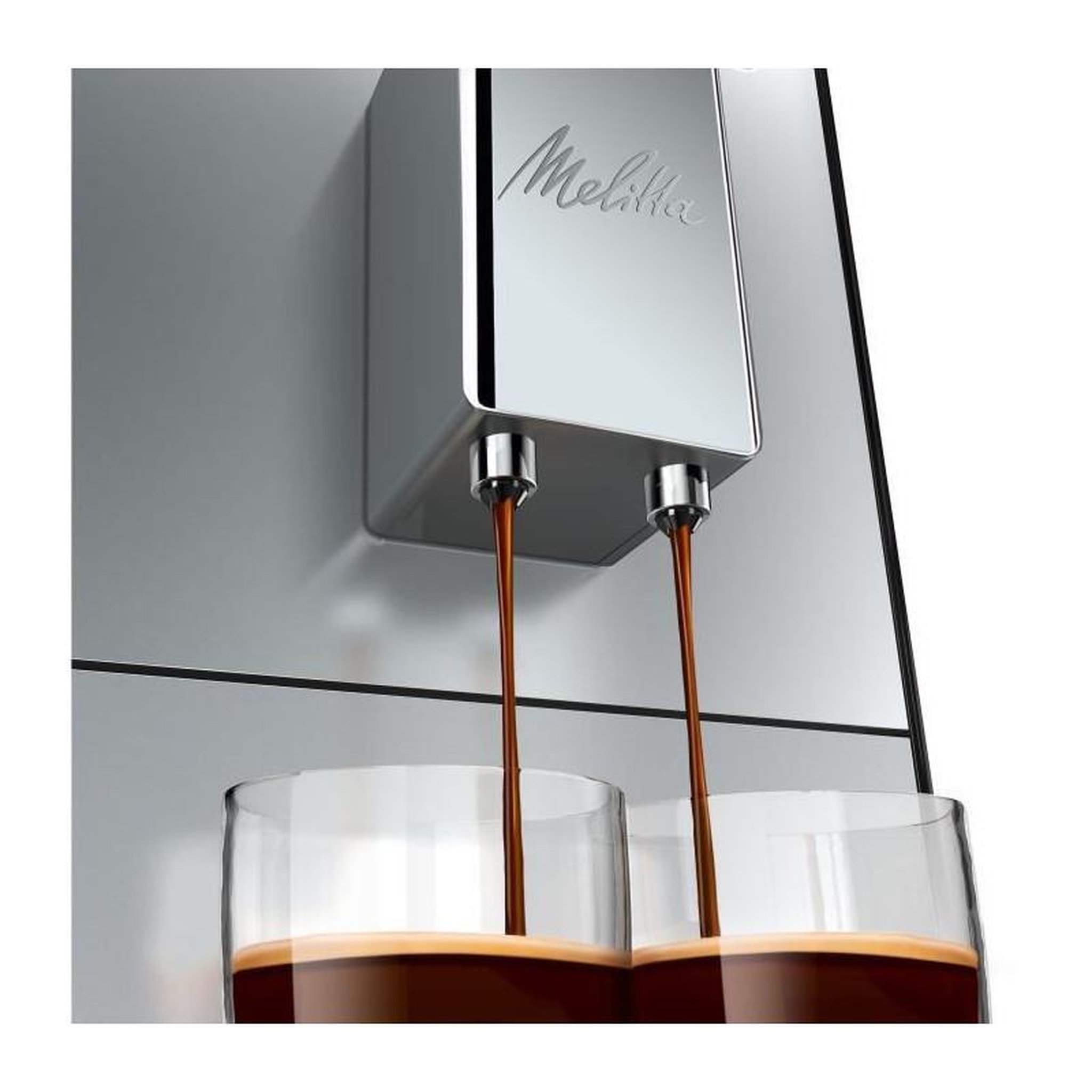 Voir la diapositive 6 : Melitta MELITTA F230-101 - Machine a cafe Purista - Expresso Automatique avec broyeur a grains - 1450W - Reservoir deau 1,2L - Argent