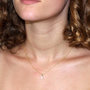 Voir la diapositive 4 : L'ATELIER D'AZUR Collier - Pendentif Or Jaune Zirconium Goutte - Femme