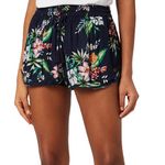 SUPERDRY Short  à Fleurs Femme Superdry Beach. Coloris disponibles : Bleu