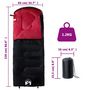 Voir la diapositive 5 : VIDAXL Sac de couchage pour adultes camping 3 4 saisons