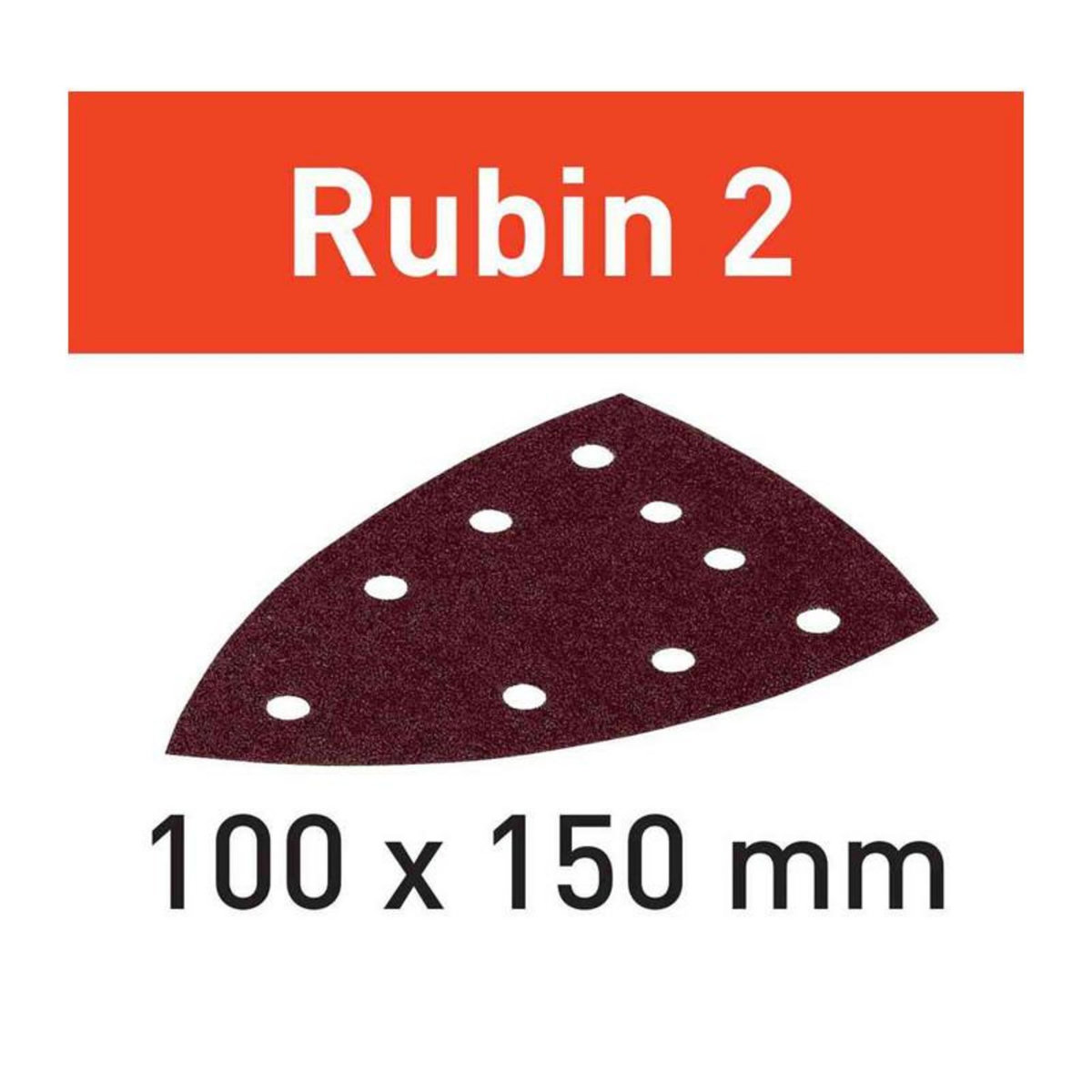 FESTOOL Abrasif RUBIN 2 STF DELTA 9 P60 RU2 50 FESTOOL 577572
