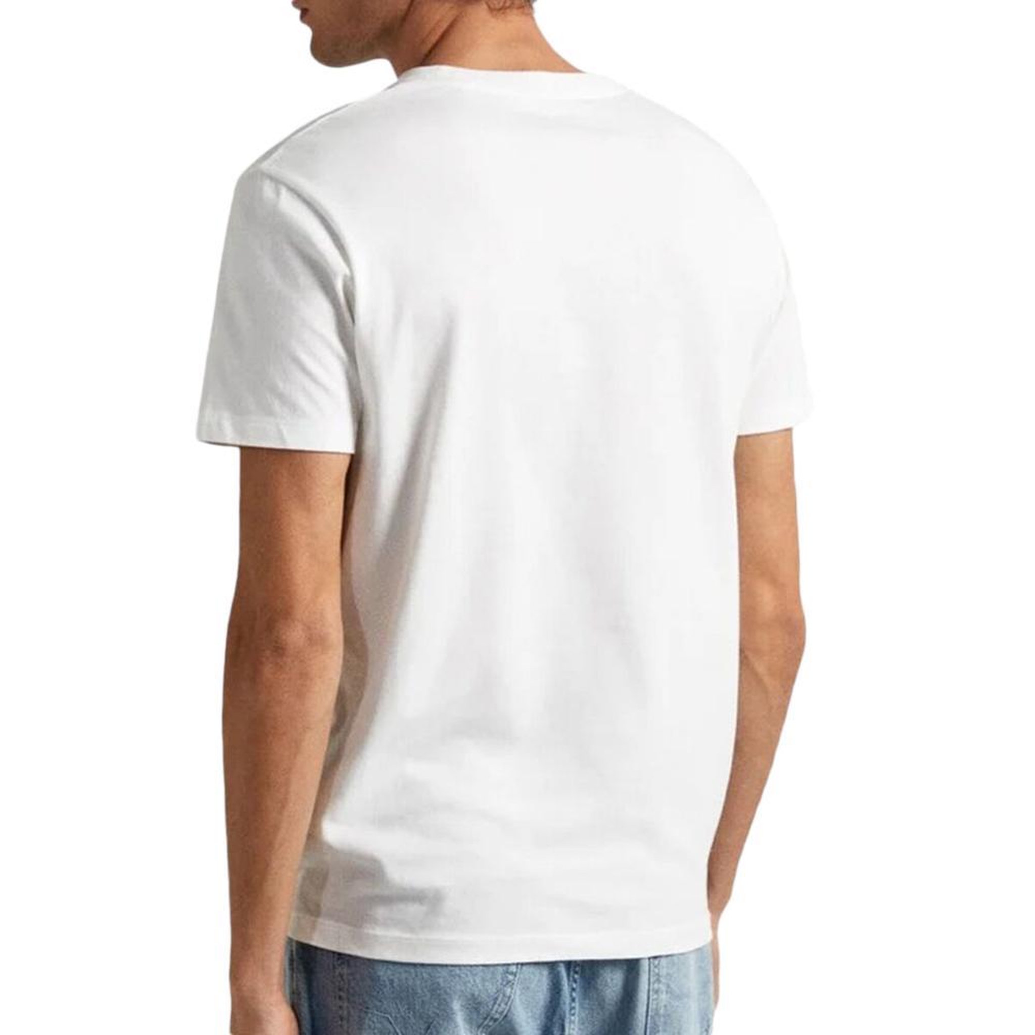 Voir la diapositive 2 : Pepe Jeans T-shirt Blanc Homme Pepe jeans Kervin