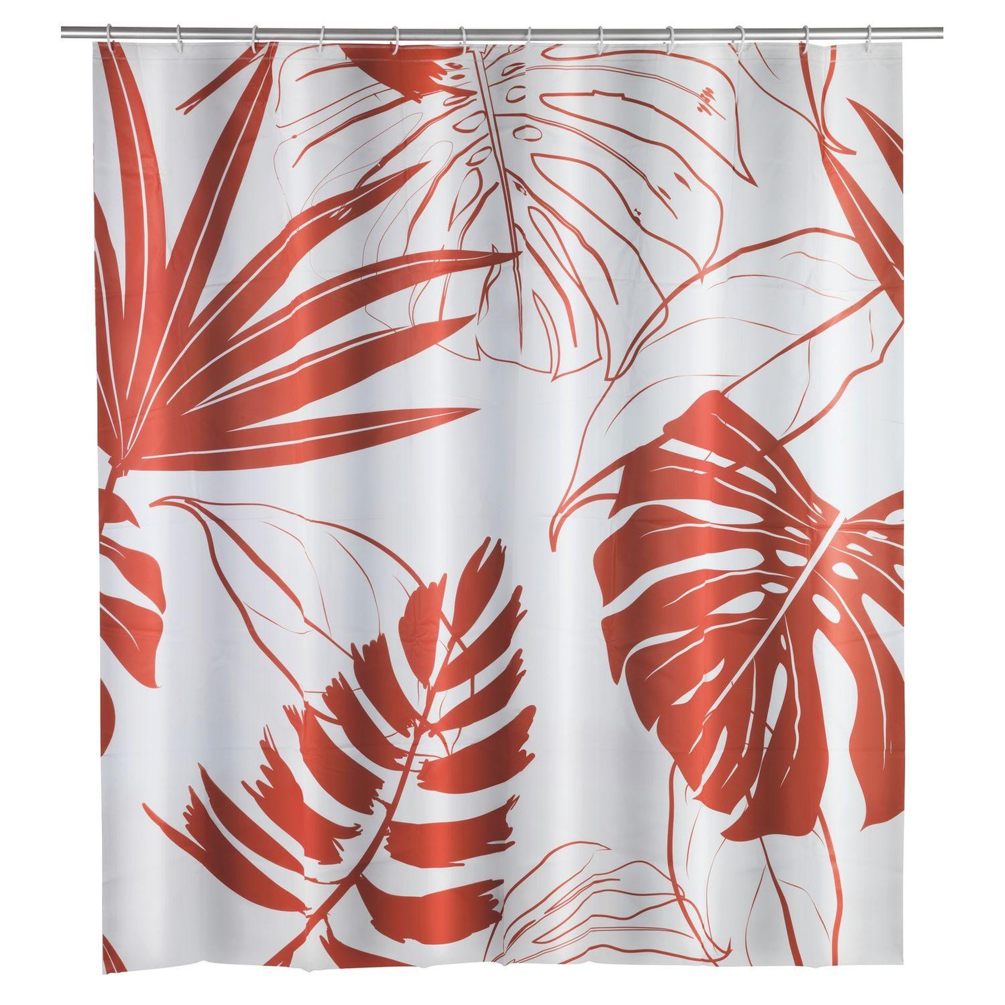 Wenko Rideau de douche exotique Brasil - PEVA. Coloris disponibles : Vert