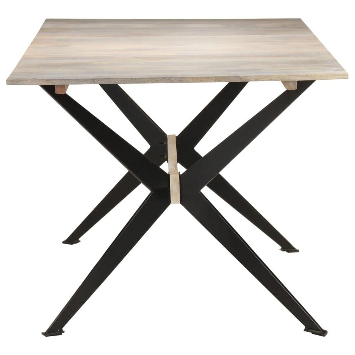 VIDAXL Table a manger 180x90x76 cm Bois de manguier massif