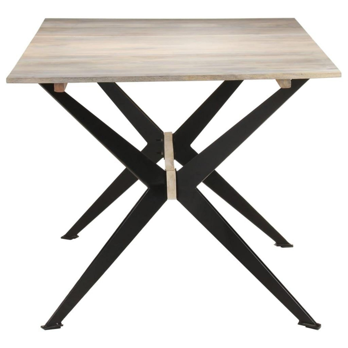 VIDAXL Table a manger 180x90x76 cm Bois de manguier massif