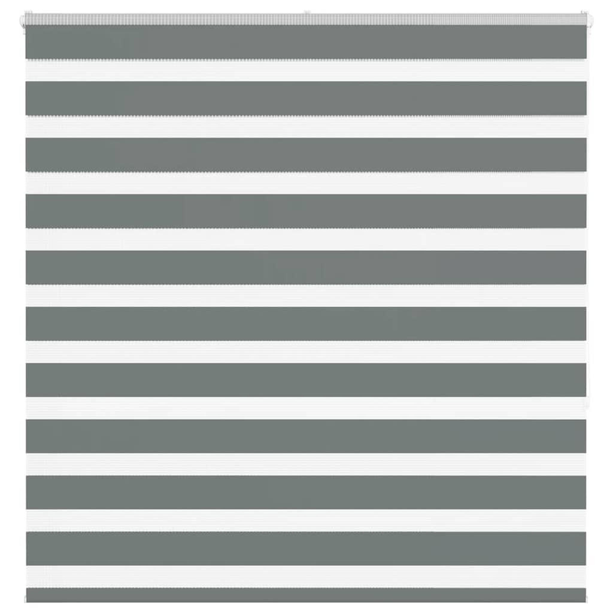 VIDAXL Store zebre gris fonce largeur du tissu 140,9 cm polyester
