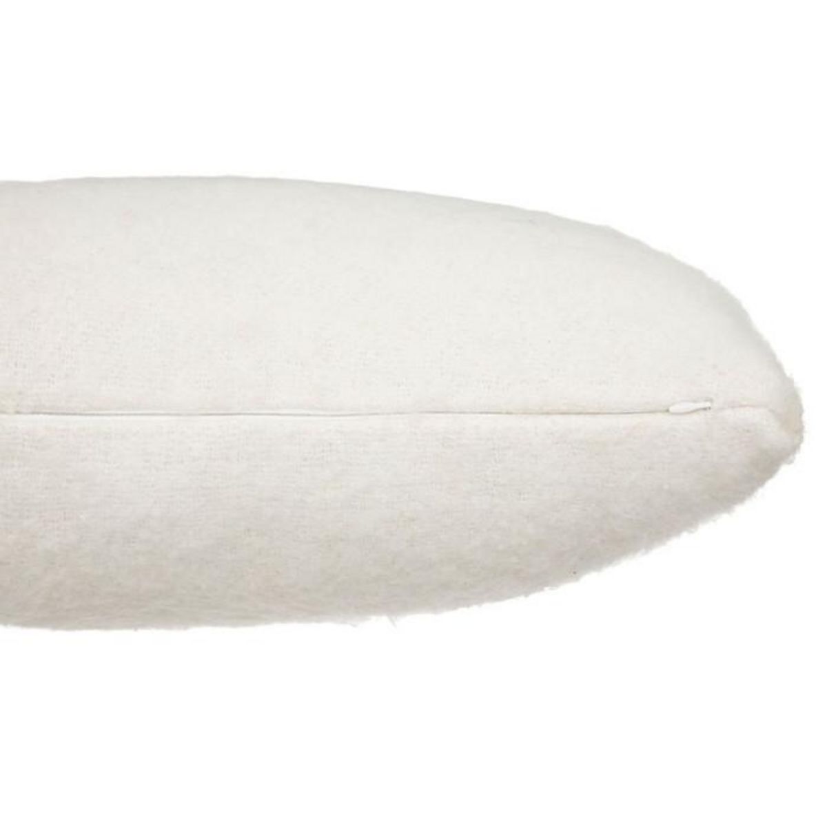 ATMOSPHERA Coussin Déco Effet Mohair  Kodi  45x45cm Ivoire