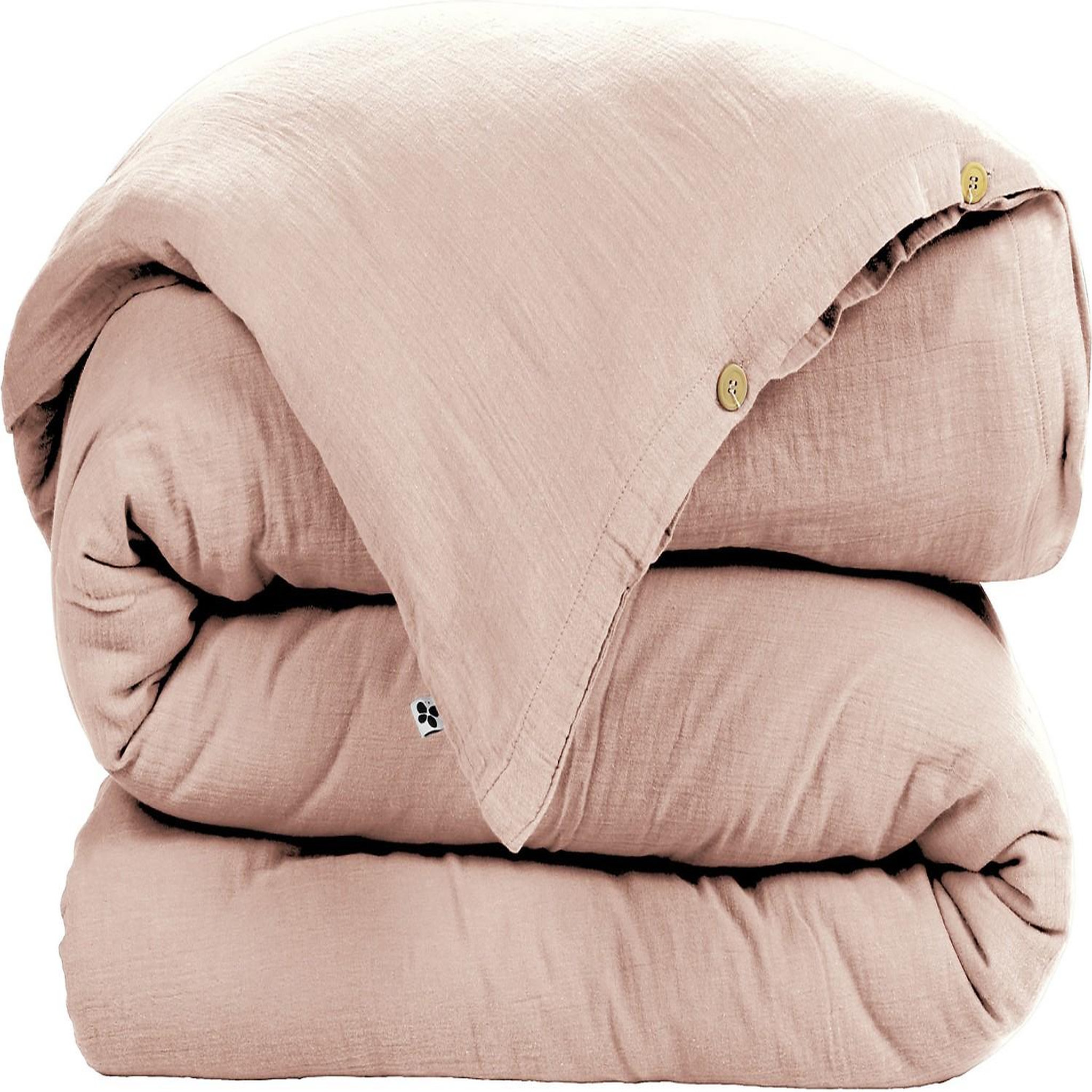 Voir la diapositive 3 : Home collection Housse de couette 100% gaze de coton