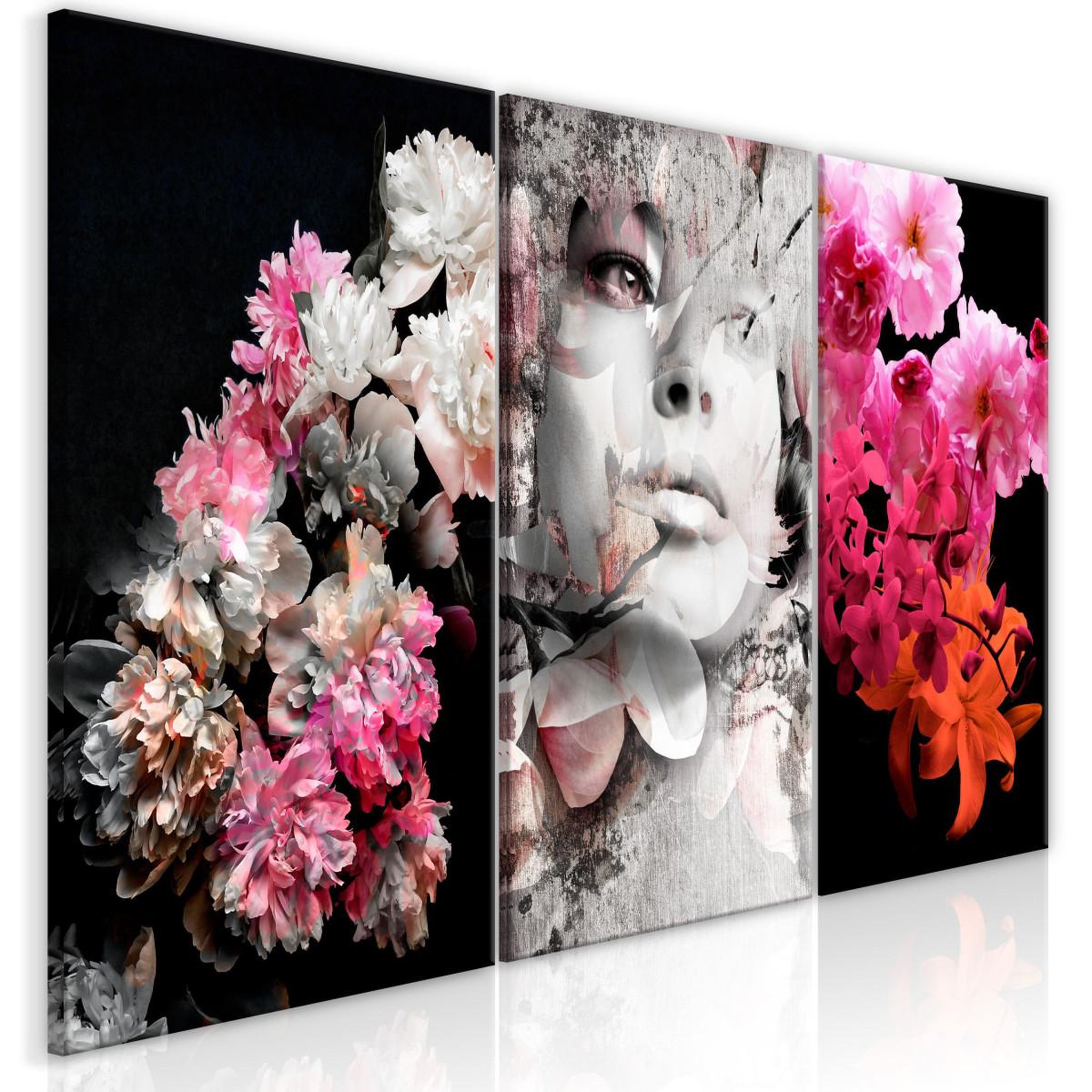 Paris Prix Tableau imprimé  mature infatuation 3 panneaux  60x120cm