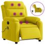 Voir la diapositive 2 : VIDAXL Fauteuil inclinable de massage electrique jaune velours