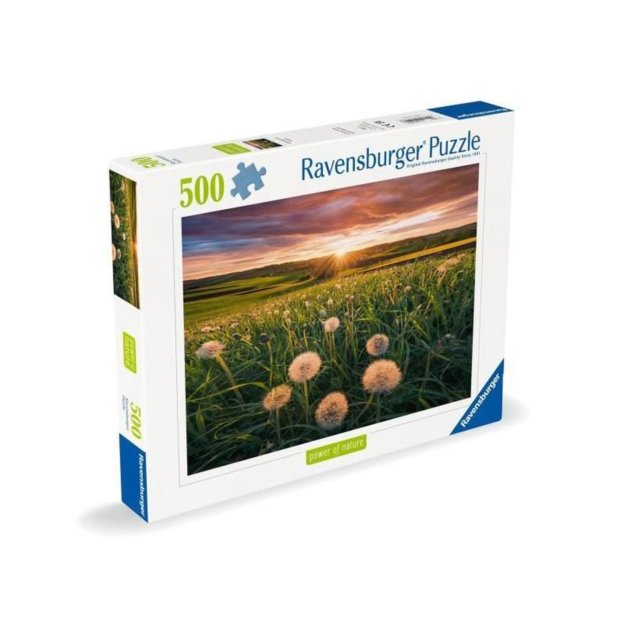 Voir la diapositive 5 : RAVENSBURGER Puzzle 500 pièces – Pissenlits au crépuscule – Ravensburger – Qualité supérieure – Dès 12 ans