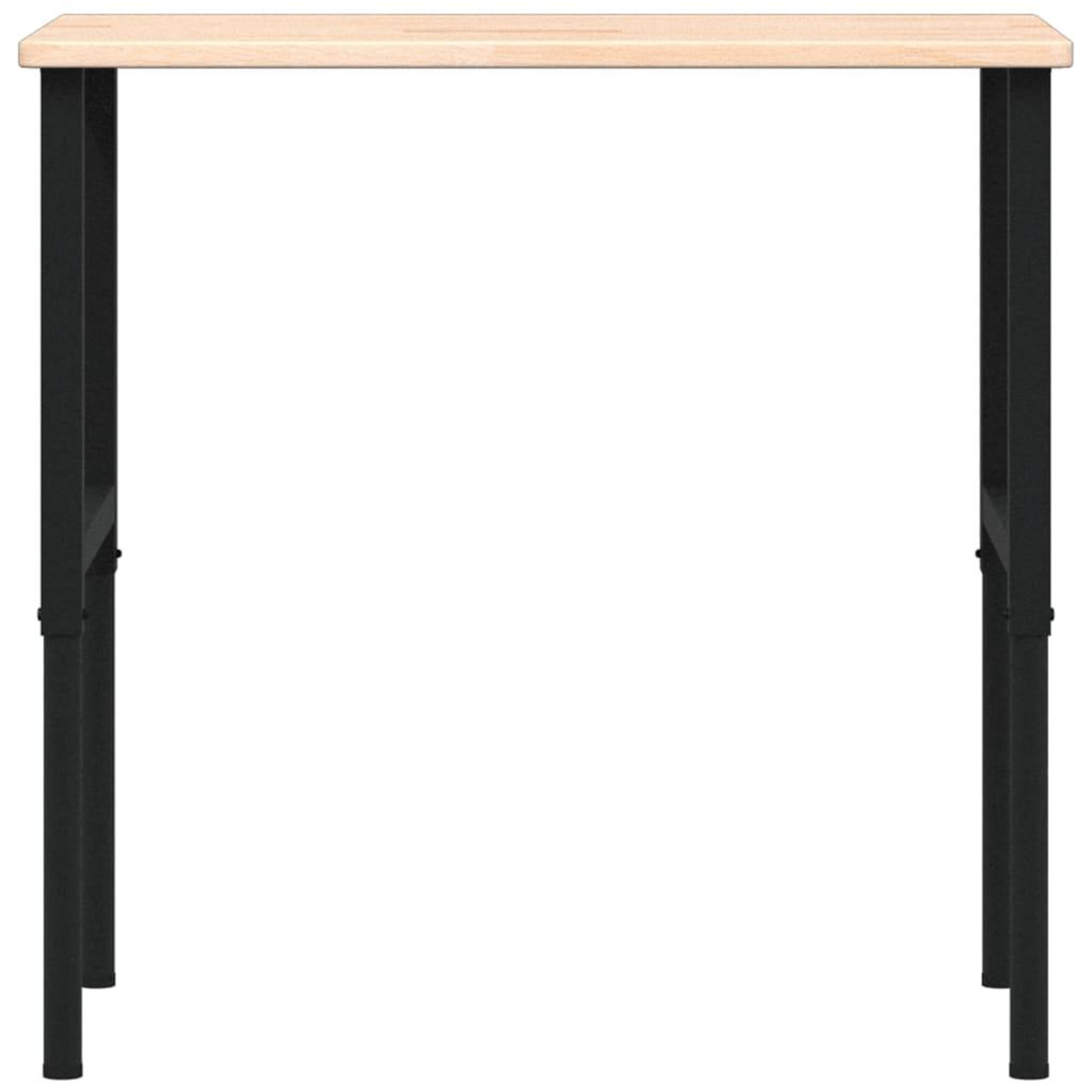 Voir la diapositive 4 : VIDAXL Etabli 100x60x(71,5-98) cm bois de chene massif rectangulaire