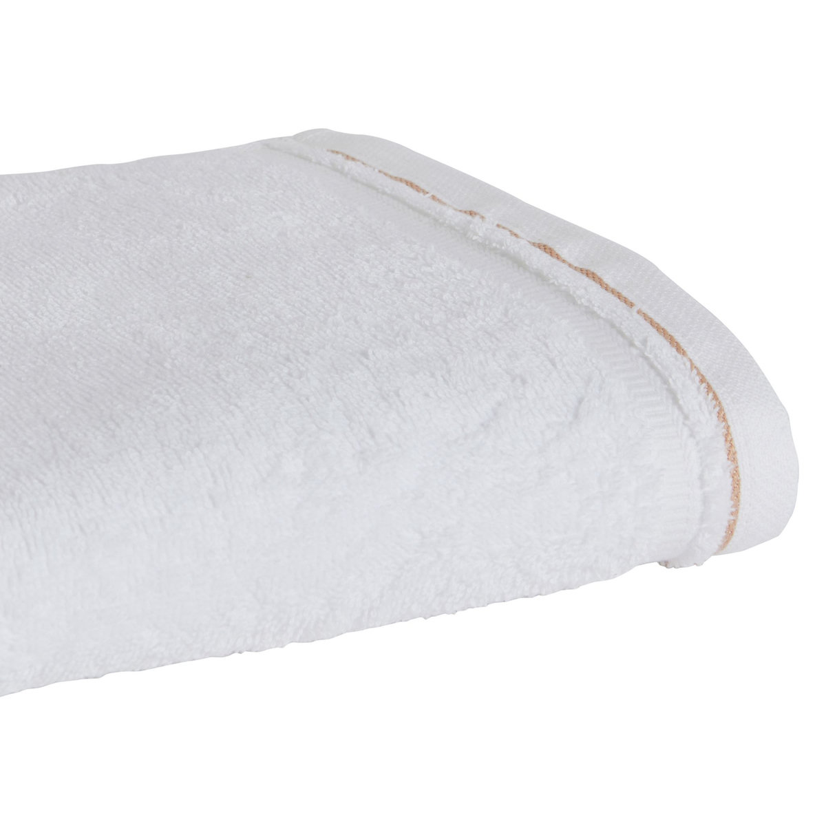 ACTUEL Serviette de toilette unie en coton  450 g/m²