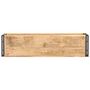 Voir la diapositive 3 : VIDAXL Meuble TV 120x30x40 cm Bois de manguier brut