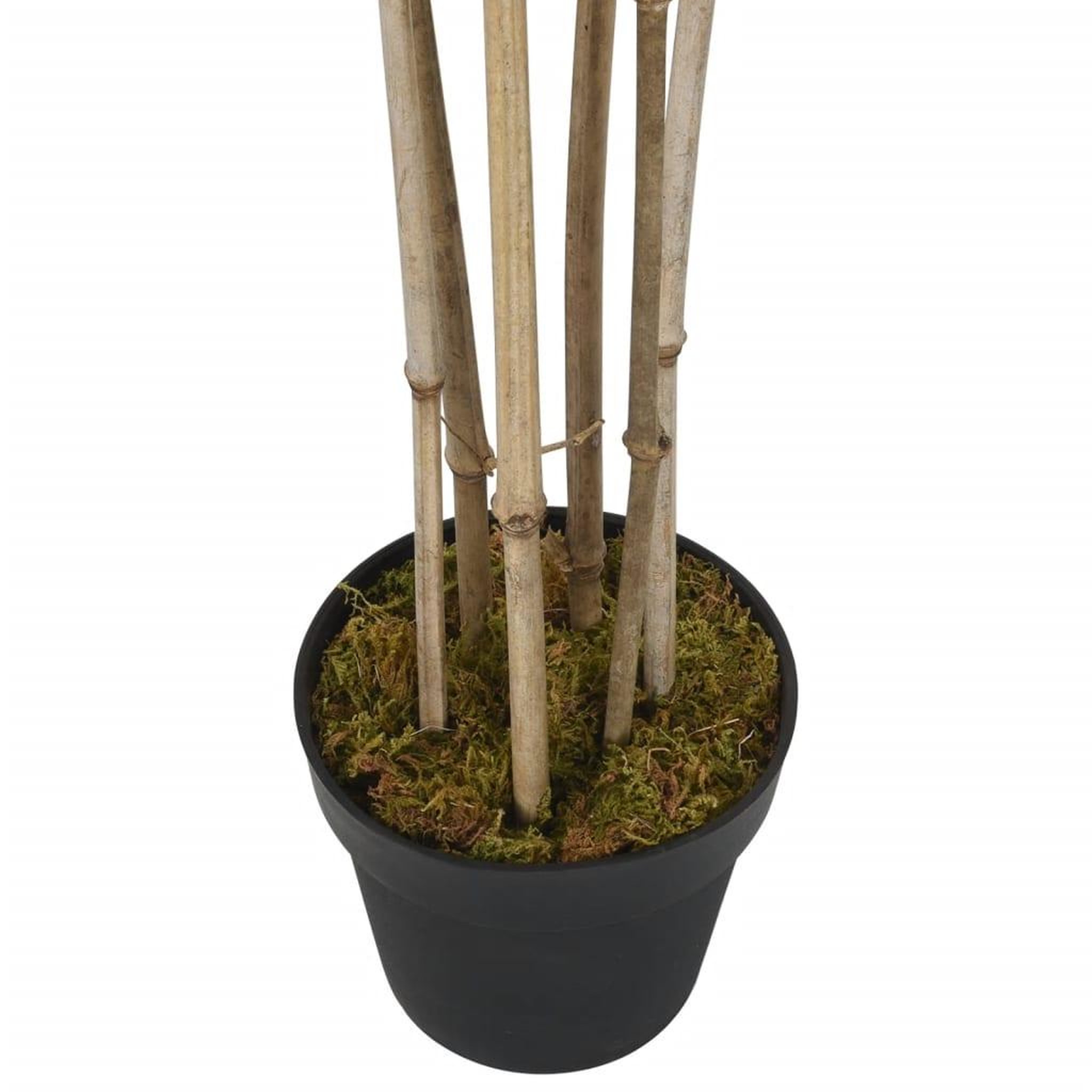 Voir la diapositive 3 : VIDAXL Bambou artificiel 1380 feuilles 200 cm vert