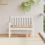 Voir la diapositive 3 : VIDAXL Coussin de banc de jardin beige melange 100x50x7 cm tissu
