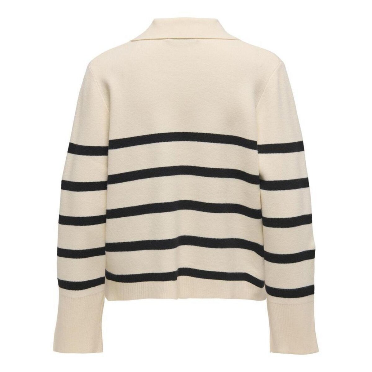 Only Pull Ecru/Noir Femme Only Monica