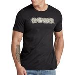 G-Star Raw T shirt  Homme  G Star Raw Distressed Logo. Coloris disponibles : Noir