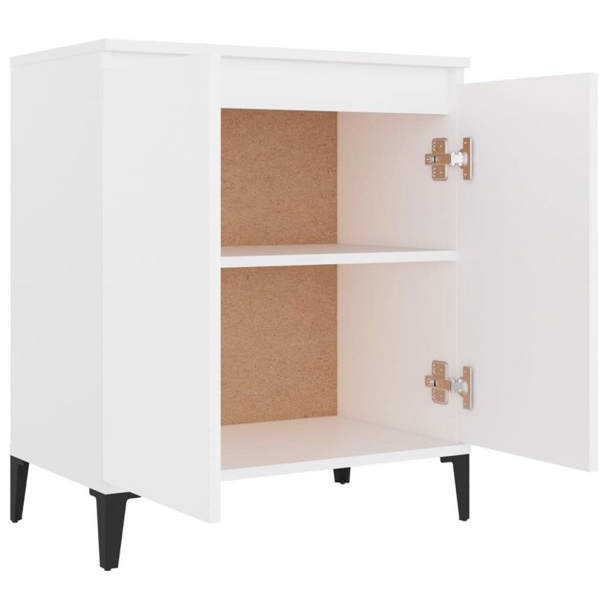 VIDAXL Buffet blanc 60x35x70 cm bois d'ingenierie