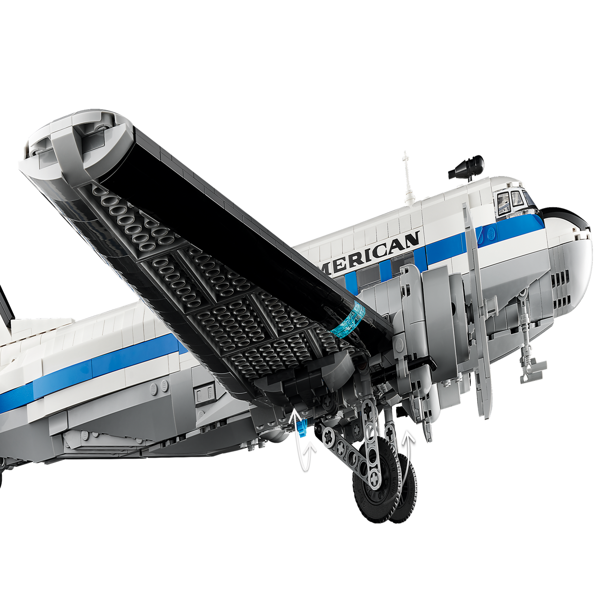 Voir la diapositive 5 : LEGO Lego icons 11378 douglas dc-3 pan am avion de ligne  dès 18 ans