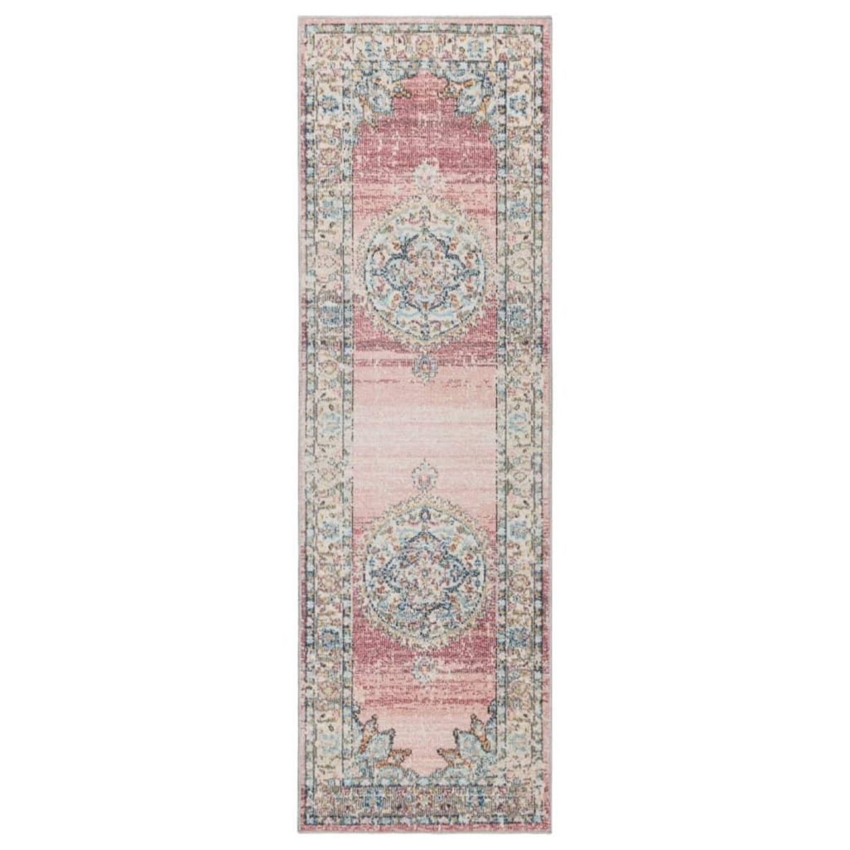 VIDAXL Tapis ARBIZU interieur exterieur design vintage 80x250 cm