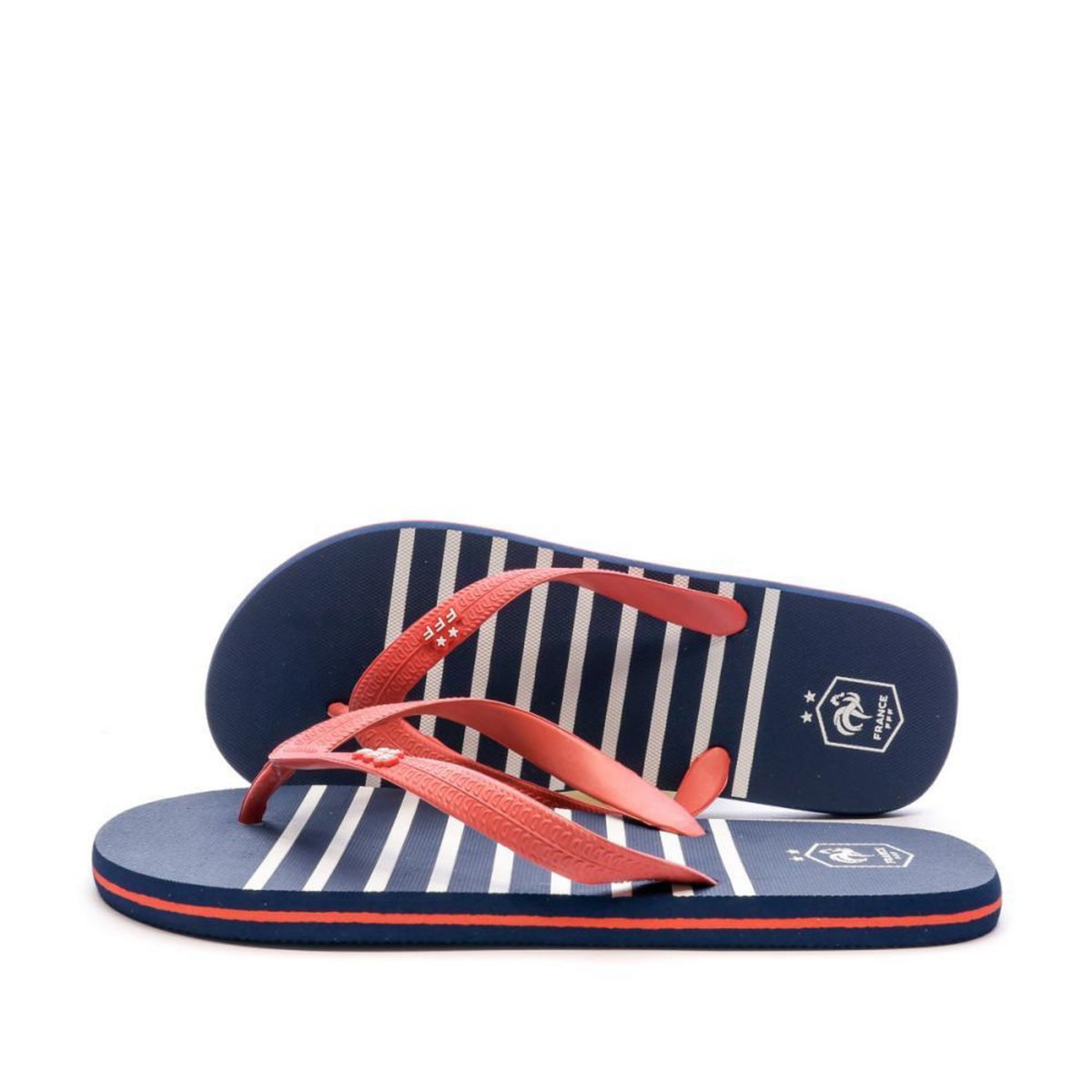 FFF Equipe de France Tongs s Homme FFF Marinière